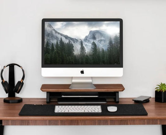 Altuss Monitor riser - Laptopstandaard (American Walnut)